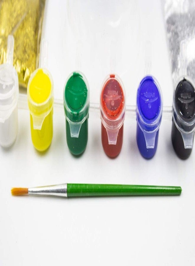 juliana slime making kit for kids colorful glitter and .make 20+ slimes. age 4 years and above (Multi color) (diwali 1) (kit 1) - Image 4